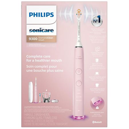 Philips Sonicare DiamondClean Smart 9300 Electric Toothbrush (HX9903/ 25) Pink