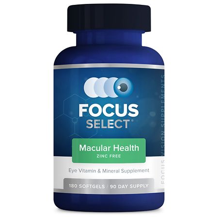 Focus Vitamins Focus Select Zinc Free AREDS2-Based Formula