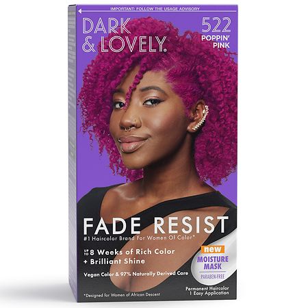 SoftSheen-Carson Dark and Lovely Fade Resist Conditioning Hair Color 522 Poppin' Pink
