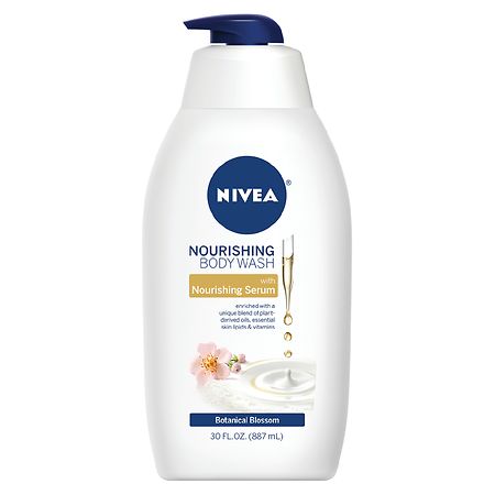 Nivea Botanical Blossom Body Wash with Pump
