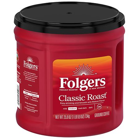 Folgers Ground Medium Classic Roast Coffee