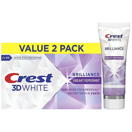 Crest 3D White Brilliance Vibrant Whitening Toothpaste
