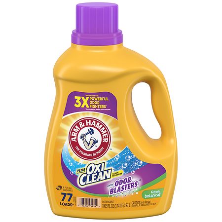 Arm & Hammer Plus OxiClean With Odor Blasters Liquid Laundry Detergent Fresh Botanical