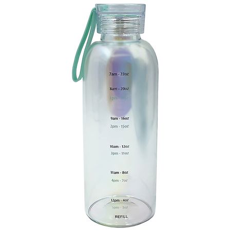 Modern Expressions Glass Water Bottle