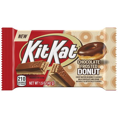 Kit Kat Wafer Candy, Bar Chocolate Frosted Donut