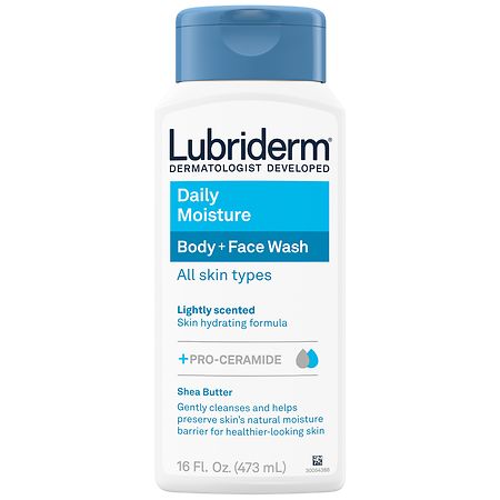 Lubriderm Body + Face Wash Light Fragrance