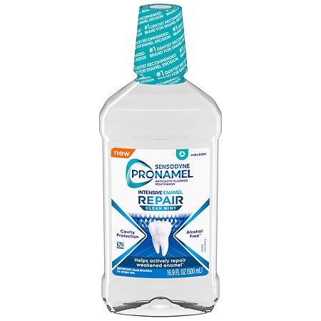 Sensodyne Pronamel Intensive Enamel Repair Mouthwash Clean Mint