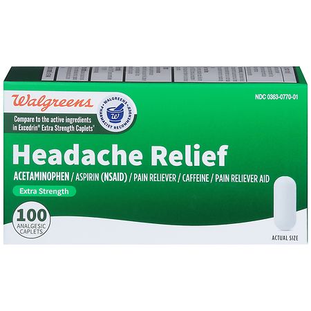 Walgreens Headache Relief Extra Strength