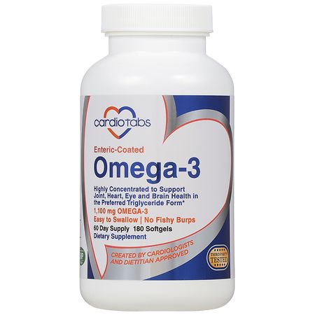 Cardiotabs Omega-3 Enteric Coated Lemon