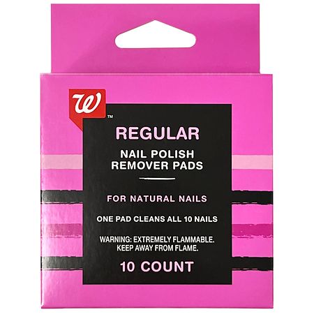 Walgreens Beauty Regular Nail Polish Remover Pads