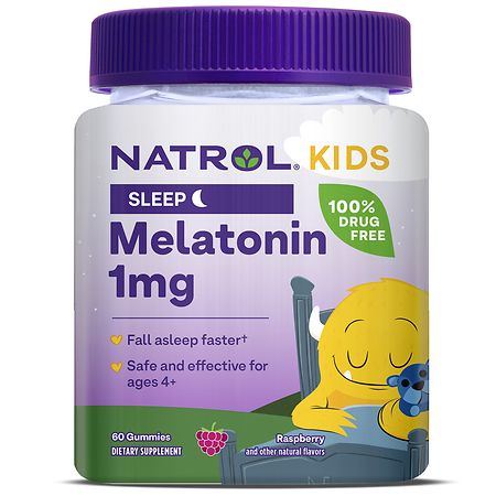 Natrol Kids Melatonin 1mg Gummies Raspberry