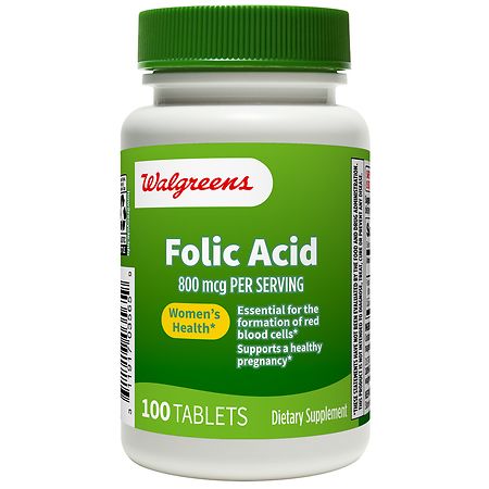 Walgreens Folic Acid 800mcg