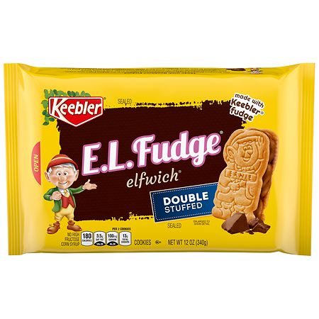 Keebler E.L. Fudge Double Stuffed Elfwich Cookies