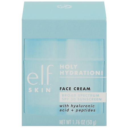 e.l.f. Skin Broad Spectrum SPF 30 Sunscreen Holy Hydration Face Cream