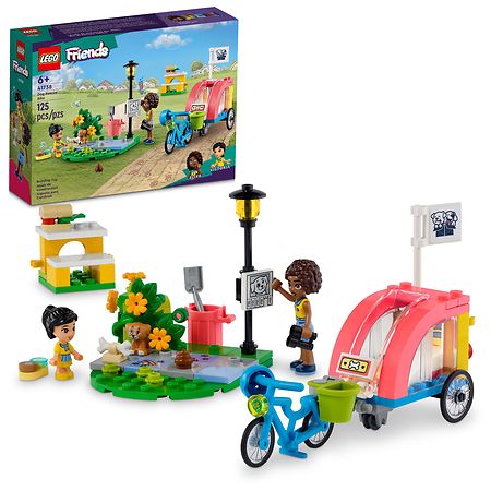 Lego Friends Dog Rescue Bike Building Set 125 Piece Multicolor