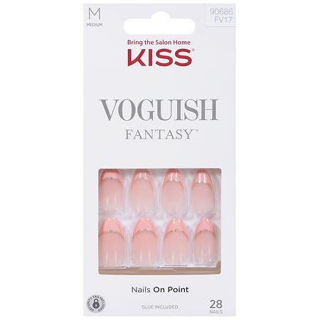 Kiss Voguish Fantasy Nails On Point Medium