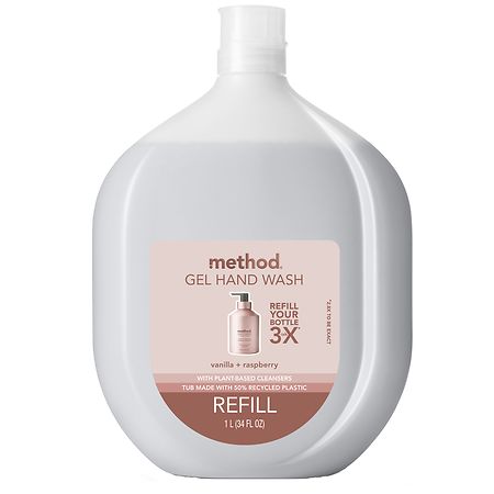 Method Premium Gel Hand Wash Refill Vanilla & Raspberry