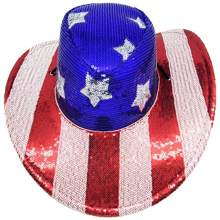 Stars & Stripes Cowboy Hat Stripes