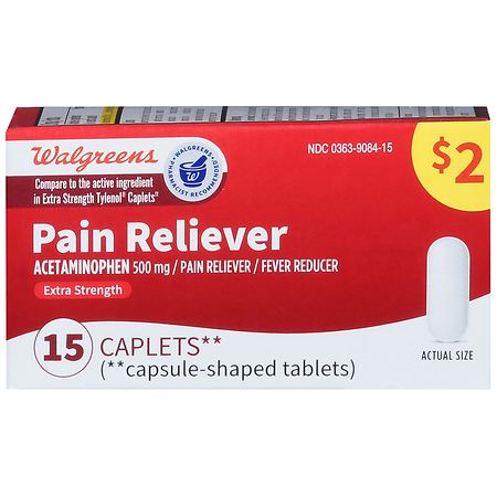 Walgreens Pain Reliever Extra Strength