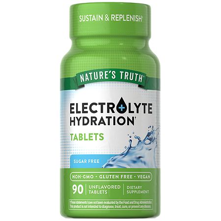Nature's Truth Electrolyte Tablets Unflavored