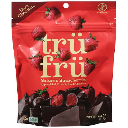 Tru Fru Nature's Strawberries Dark Chocolate