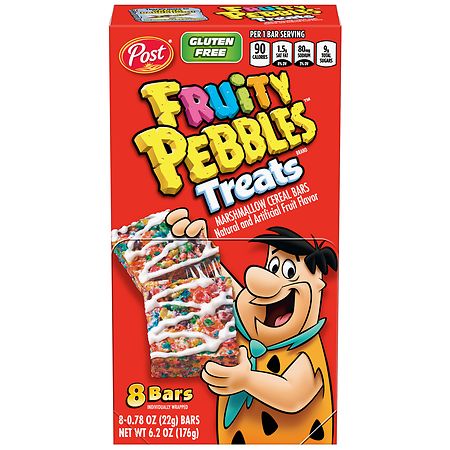 Fruity Pebbles Treats Marshmallow Cereal Bars