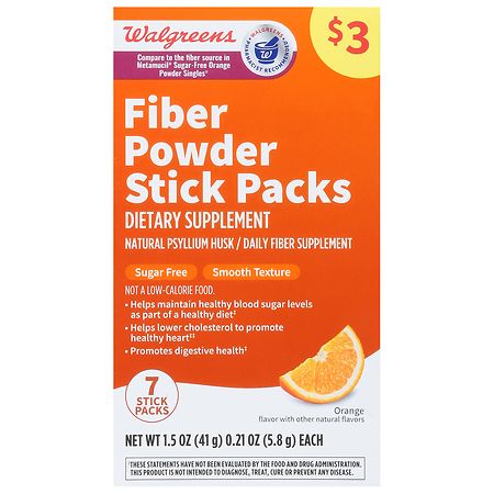 Walgreens Daily Fiber Smooth Texture Sugar Free