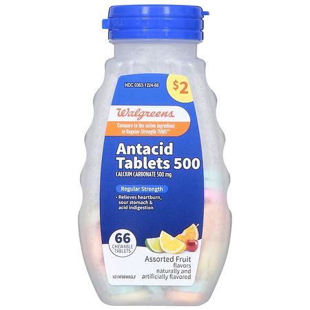 Walgreens Antacid Tablets 500