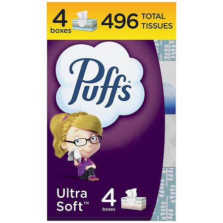 Puffs Ultra Soft Facial Tissues