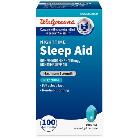 Walgreens Sleep Aid Softgel