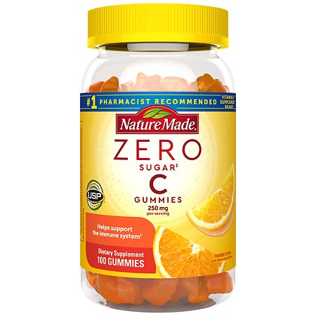 Nature Made Zero Sugar Vitamin C Gummies Immune & Antioxidant Support