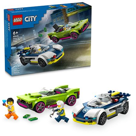 Lego City Police Car and Muscle Car Chase 60415