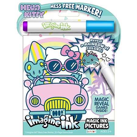 Hello Kitty Magic Ink Pictures Activity Book