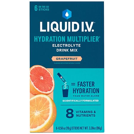 Liquid I.V. Hydration Multiplier Electrolyte Drink Mix Grapefruit