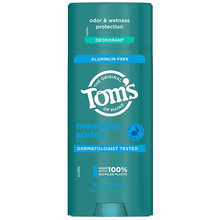 Tom's of Maine Natural Deodorant for Men and Women Aluminum Free