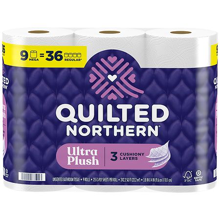 Quilted Northern Ultra Plush Mega Roll 3-Ply Bathroom Tissue