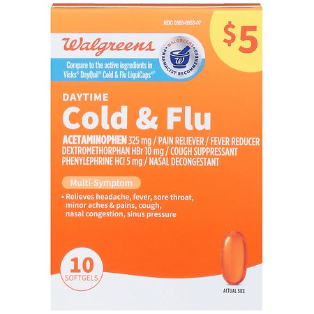 Walgreens Daytime Cold & Flu Softgels