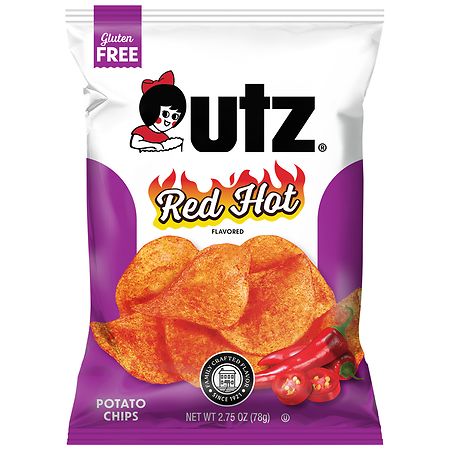Utz Potato Chips Red Hot