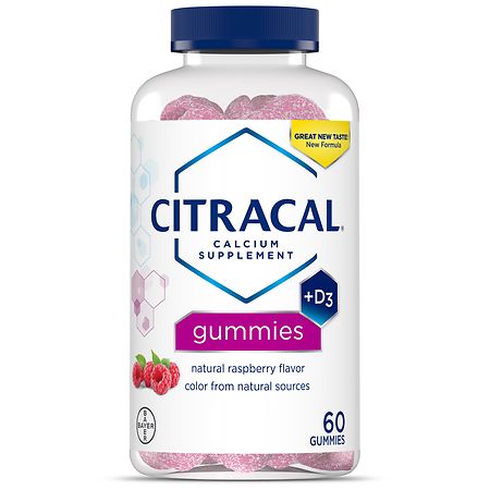 Citracal Calcium Gummies Natural Raspberry