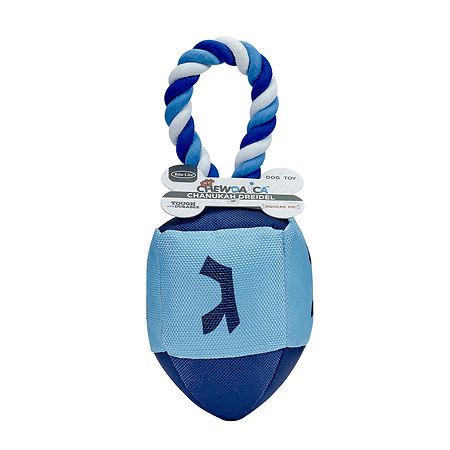 Rite Lite "Chewdaica" Chanukah Dreidel Dog Toy Blue