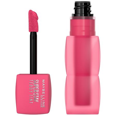 Maybelline SuperStay Teddy Tint, Long Lasting Blurred-Matte Lip Tint Pinky Promise