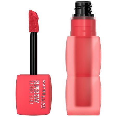 Maybelline SuperStay Teddy Tint, Long Lasting Blurred-Matte Lip Tint July Forever