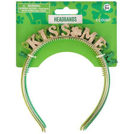 Festive Voice St. Patrick's Day Headbands Milk Chocolate