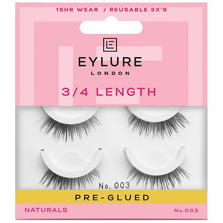 Eylure Pre-Glued Light & Wispy Eyelashes, Accents No. 003