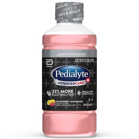 Pedialyte AdvancedCare Plus Electrolyte Drink Raspberry Lemonade