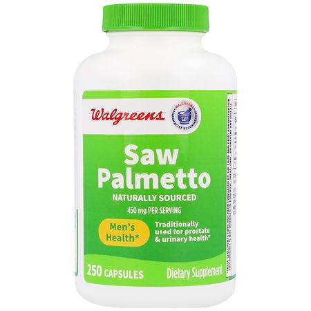Walgreens Saw Palmetto 450 mg Capsules 0, 0, 0 0