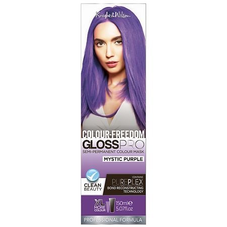 Knight & Wilson Gloss Pro Semi-Permanent Hair Colour Mask Mystic Purple