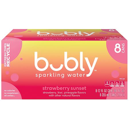 Bubly Sparkling Water Strawberry Sunset