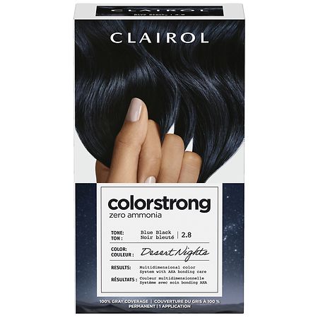 Clairol ColorStrong Permanent Hair Color Kit 2.8 Desert Nights