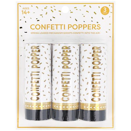 Festive Voice Confetti Poppers